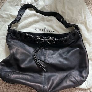 Cole Haan handbag, black leather